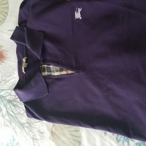 Men's Burberry Short Sleeve Polo Shirt.
